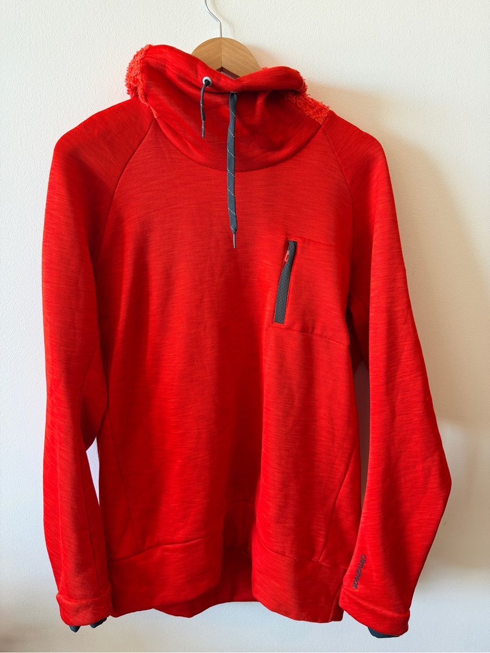 adidas Climaheat Red Cowl Neck Sweater - Large